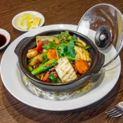 Beef in Black Bean Sauce Clay Pot Rice